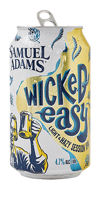 Boston Beer Co's {"id":99,"brewery_id":21,"name":"Wicked Easy","image":"wicked-easy.png","slug":"boston-beer-co\/wicked-easy","calories":null,"abv":"4.7","ibu":12,"type":"Ale","style":"Session IPA","description":"Picture this - you\u2019re not doing a damn thing. This is the beer that pairs with that. Easy drinking and bursting with citrus fruit, Wicked Easy is a refreshing, kick all the way back, crushable, sippable (is that a word? Is now) go-to when you need light beer big on flavor.","available":"All Year","created_at":null,"updated_at":null,"brewery":{"id":21,"user_id":null,"name":"Boston Beer Co","slug":null,"logo":null,"description":"Our passion for never settling, and brewing quality, flavorful beers started with our founder, Jim Koch. He brewed the first batch of Boston Lager in his kitchen \u2013 a recipe that belonged to his great great grandfather that he found in his father\u2019s attic back in the early 1980\u2019s.","website":"https:\/\/www.samueladams.com\/","address":"30 Germania St<br>Boston, MA 02130","facebook_url":null,"twitter_url":null,"instagram_url":null,"created_at":null,"updated_at":null}}