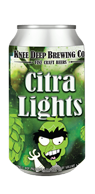 Knee Deep Brewing Co's {"id":239,"brewery_id":50,"name":"Citra Lights","image":"citra-lights.png","slug":"knee-deep-brewing-co\/citra-lights","calories":null,"abv":"5.5","ibu":30,"type":"Ale","style":"Pale Ale","description":"Light, Bright and full of flavor, you will love the insane drinkability of Citra Lights Pale Ale. A shimmering golden hue, and subtle biscuit-like malt flavors give way to a light and crisp citrus hop aroma. 100% Citra hopped, and 100% Crushable, this is your new go-to beer.","available":"All Year","created_at":null,"updated_at":null,"brewery":{"id":50,"user_id":null,"name":"Knee Deep Brewing Co","slug":null,"logo":null,"description":"Knee Deep Brewing Company is a family-owned Microbrewery that was born in the summer of 2010. In that first year our beer was \u201ccontract brewed\u201d in a small brewery in South Lake Tahoe, CA. Those initial batches were in kegs only and were sold in the Reno Nevada market. In 2011 we transferred our contract brewing to two breweries in the San Francisco Bay Area. Simultaneous to that we reached agreement to lease the former Beermann\u2019s Brewery in Lincoln, CA. In mid 2011 we began brewing in the Lincoln facility and by the following year all our beers were brewed \u201cin house\u201d. In those early years we were shipping only to Nevada, Arizona and throughout California.","website":"https:\/\/kneedeepbrewing.com\/","address":"13395 New Airport Rd.<br>\r\nSte. H Auburn, CA 95602","facebook_url":null,"twitter_url":null,"instagram_url":null,"created_at":null,"updated_at":null}}