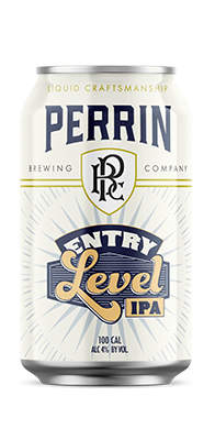 Perrin Brewing Company's {"id":321,"brewery_id":68,"name":"Entry Level IPA","image":"entry-level.png","slug":"perrin-brewing-company\/entry-level-ipa","calories":null,"abv":"4","ibu":null,"type":"Ale","style":"Session IPA","description":"A crisp, approachable IPA with 100 calories. This light-bodied IPA blends Sultana and Citra hops for slight floral and citrus aromatics.","available":"All Year","created_at":null,"updated_at":null}