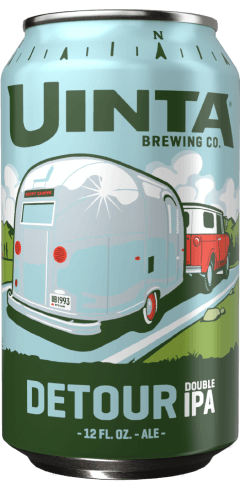 Uinta Brewing Co's {"id":487,"brewery_id":119,"name":"Detour","image":"detour.png","slug":"uinta-brewing-co\/detour","calories":null,"abv":"9.5","ibu":96,"type":"Ale","style":"Double IPA","description":"Our trail blazing double IPA hauls a bold hop profile featuring heavy pine, orange rind, and guava with a sweet malty finish.","available":"All Year","created_at":null,"updated_at":null}